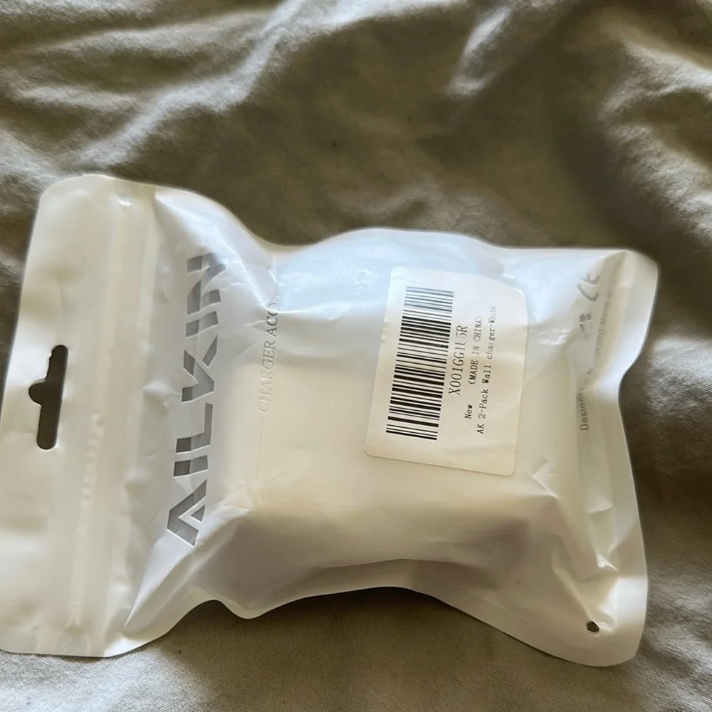 White Wall Charger - 2 Pack